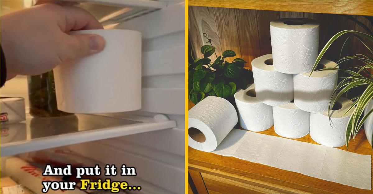 Existuje zvláštny nový trend, pri ktorom ľudia dávajú toaletný papier do chladničky