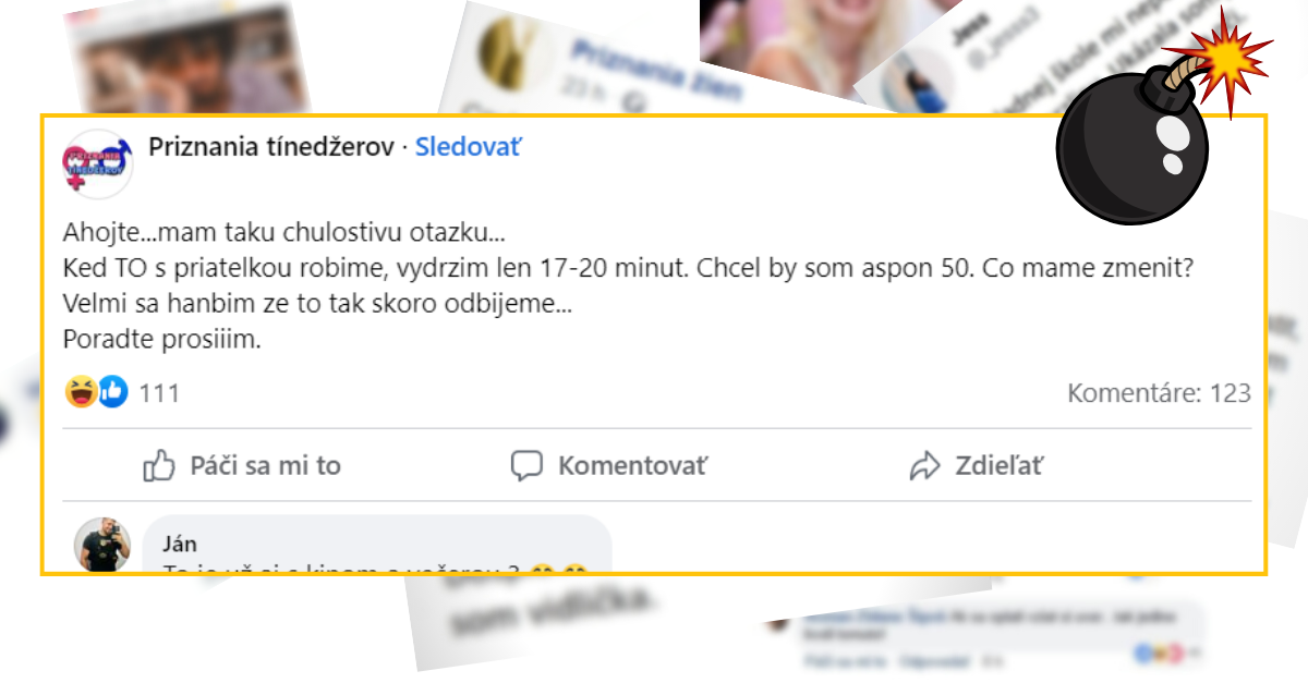 Bomby zo sociálnych sietí #862 – chcel by v posteli vydržať robiť TO dlhšie s priateľkou, dostal vtipné rady
