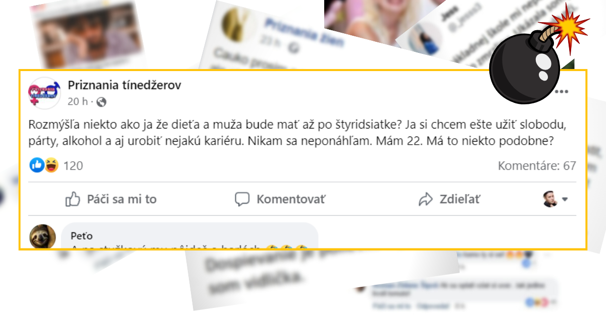 Bomby zo sociálnych sietí #867 – Peťo komentárom odfajčil babu, ktorá nechce ešte rodinu a chce si užívať