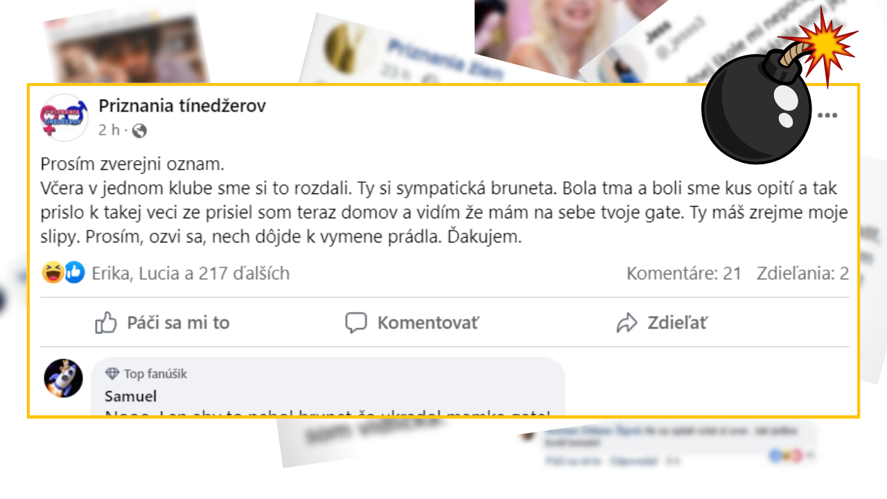 Bomby zo sociálnych sietí #888 – rozdali si to a vymenili po tme spodné prádlo, teraz sa hľadajú