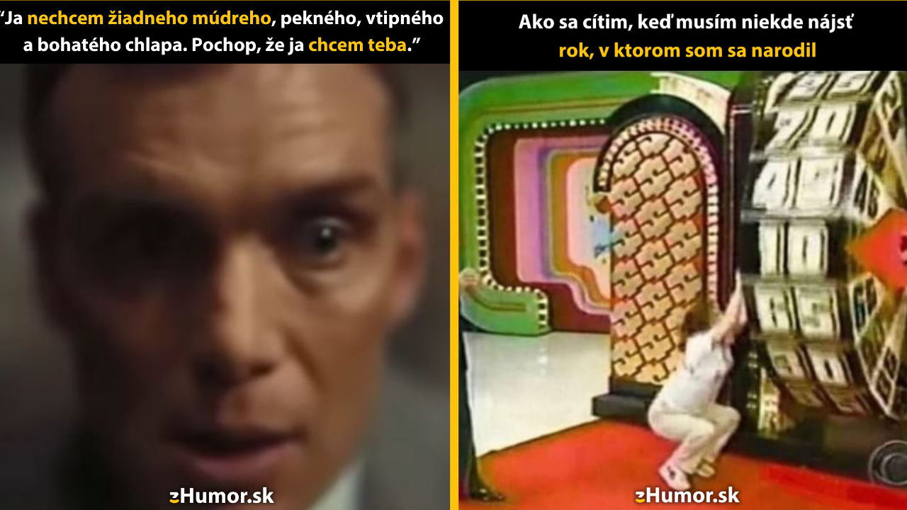 Zopár memečiek, ktoré vznikli, aby ti spríjemnili deň #1381: Pochop, že ja chcem teba.
