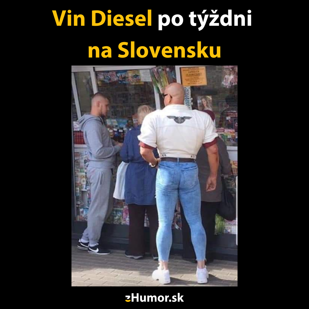 Vin Diesel na Slovensku