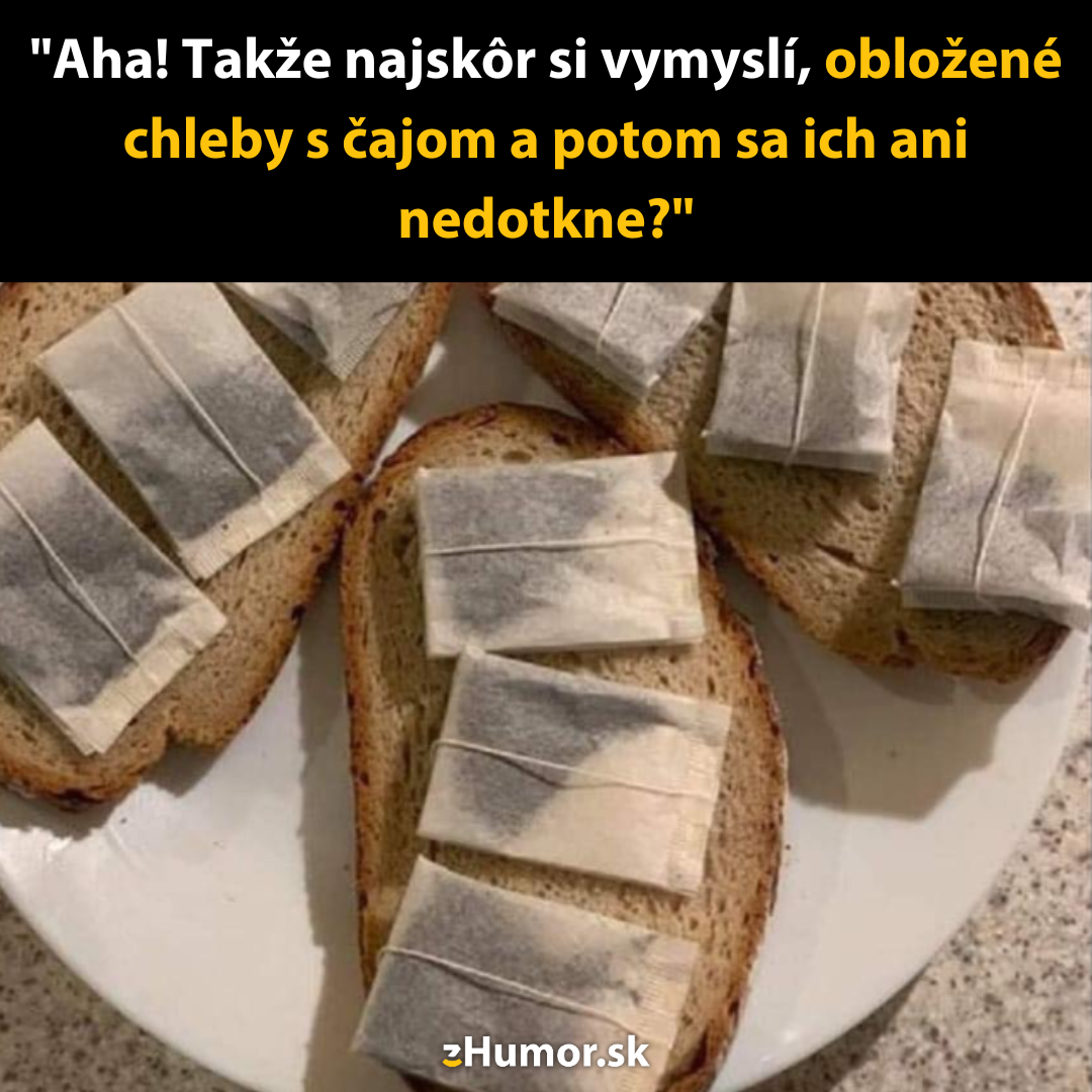 Obložené chleby s čajom