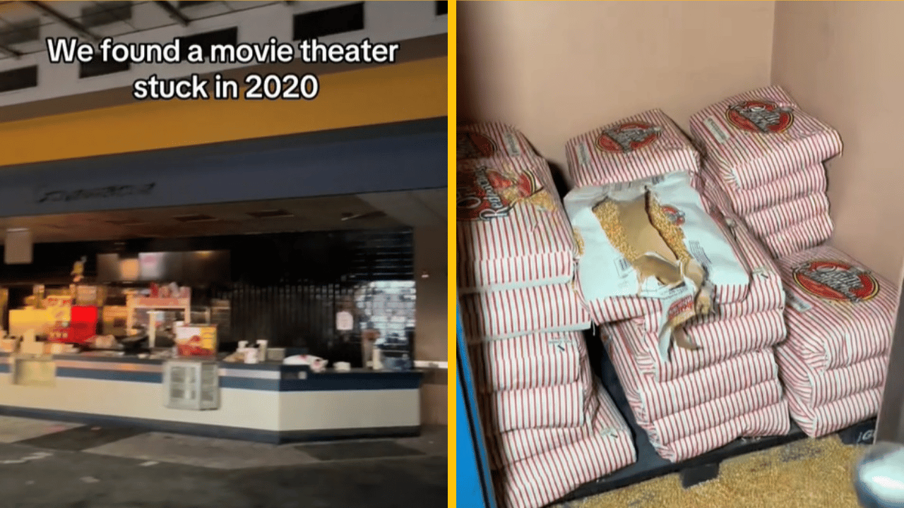 Opustené kino, ktoré zamrzlo v čase – po pandémii zostalo všetko nedotknuté