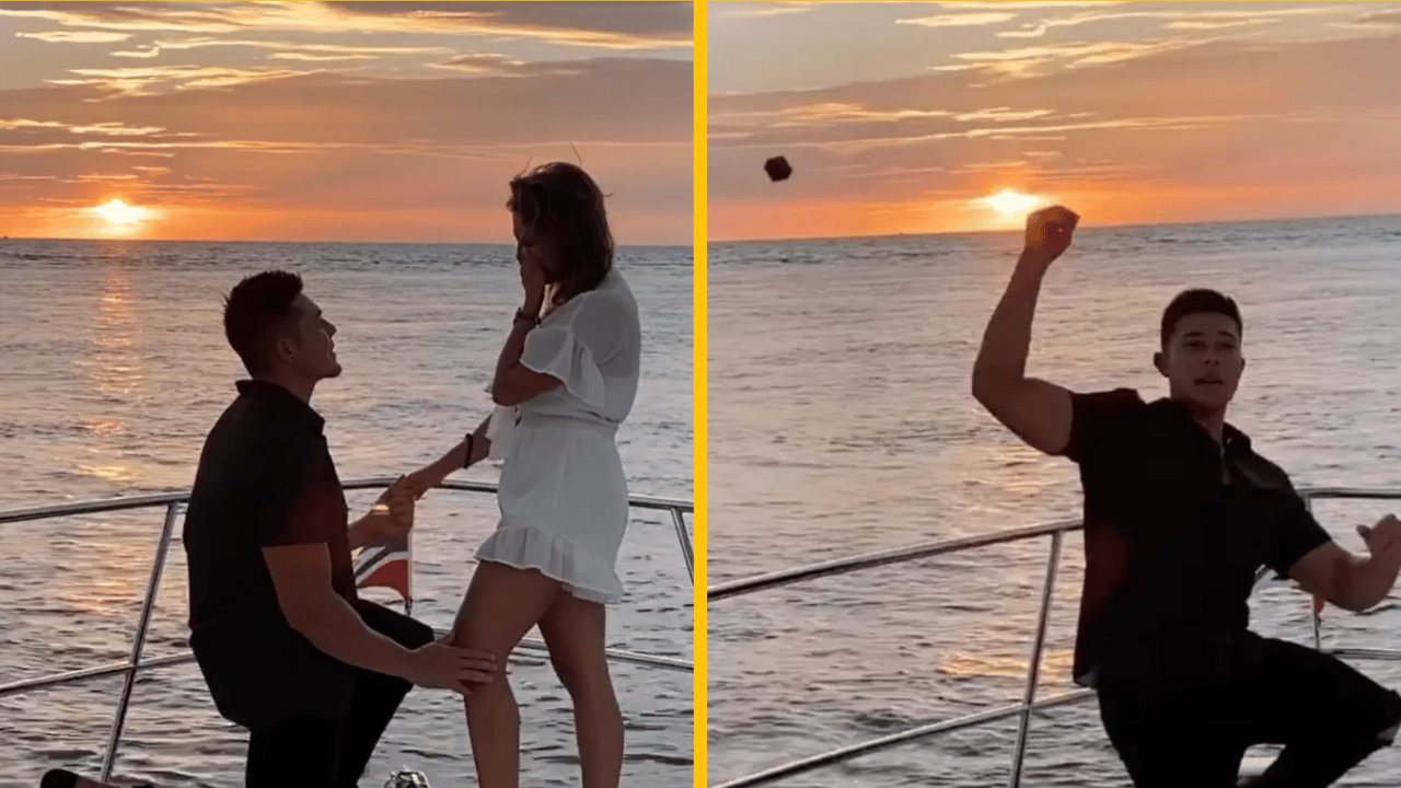 Video so žiadosťou o ruku, akú ste ešte nevideli – keď krabičku s prsteňom zveríte tomu nesprávnemu