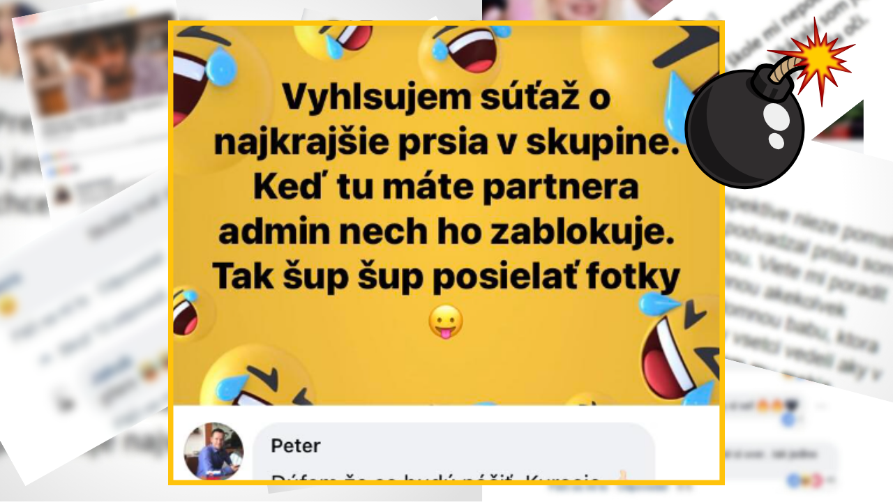 Bomby zo sociálnych sietí #903 – Peter vtipne okomentoval výzvu a fotosúťaž o najkrajšie prsia