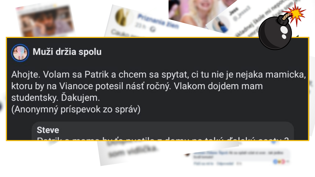 Bomby zo sociálnych sietí #894 – tínedžer Patrik hľadal mamičku, ktorú by potešil na Vianoce, no našiel niečo úplne iné