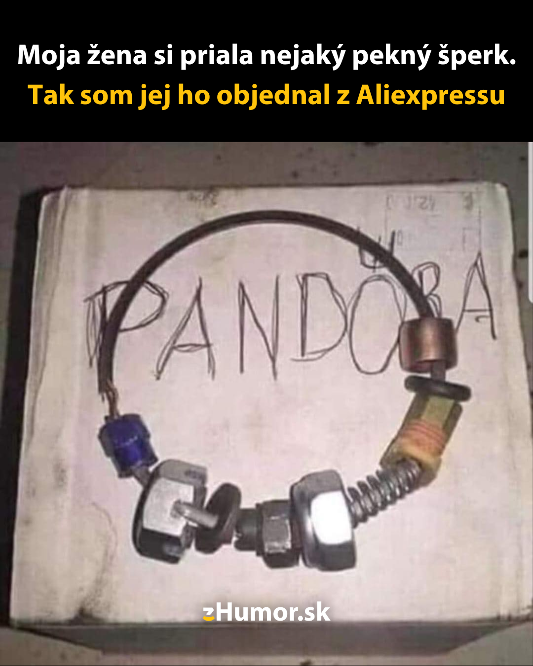Šperk pre moju ženu z Aliexpressu