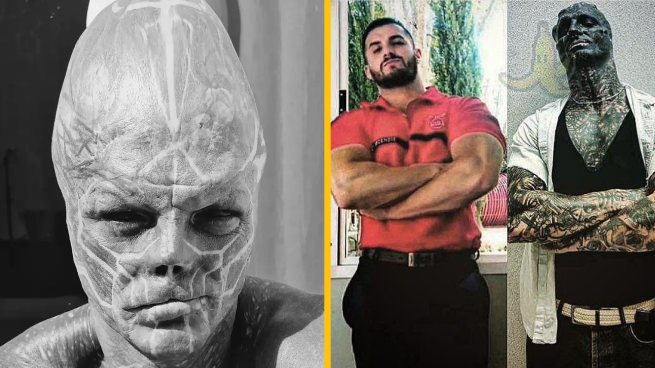 „Black Alien“ – muž, ktorý sa chce vizuálne stať mimozemšťanom