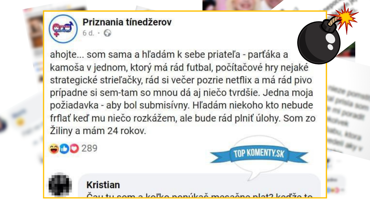 Bomby zo sociálnych sietí #916 – hľadá si frajera, inzerát vyzerá dokonale, no má to jeden zádrhel