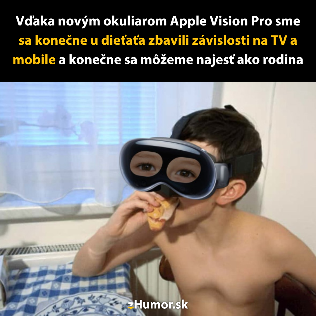 Ďakujeme ti Apple Vision Pro!