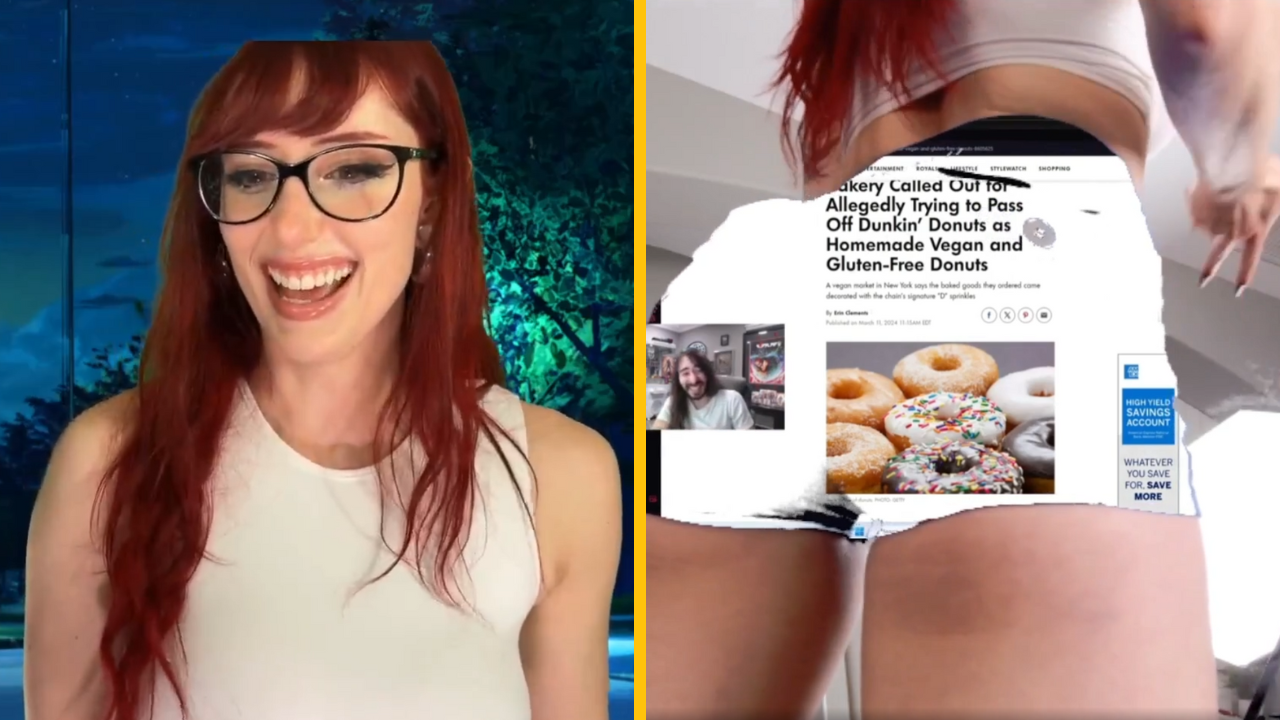 Twitch streamerky po novom hrajú videohry premietané na vlastných zadkoch a vnadách