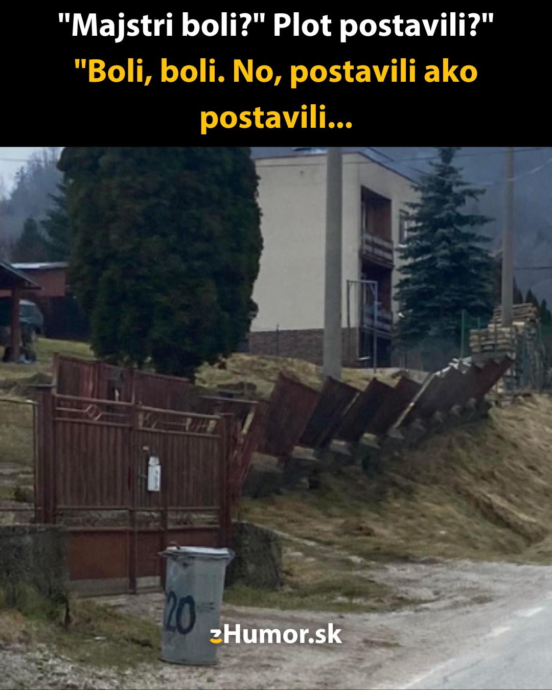 Slovenskí majstri boli postaviť nový plot