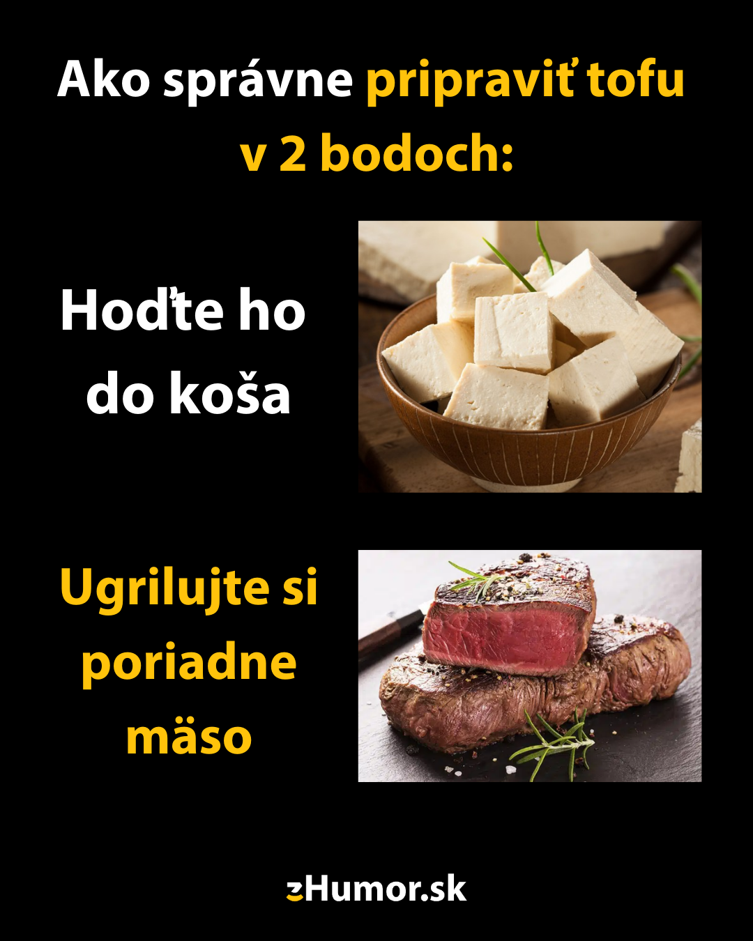 Recept ako pripraviť tofu