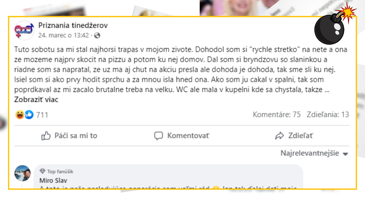 Bomby zo sociálnych sietí #958 – zažil poriadny trapas, keď už mali isť na TO, no jemu sa dalo srať