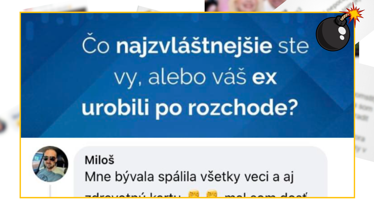 Bomby zo sociálnych sietí #962 – Milošova ex mu urobila po rozchode poriadne zvláštnu vec