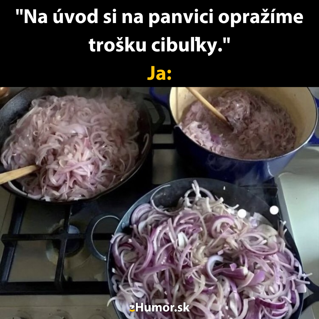 Cibuľa v recepte