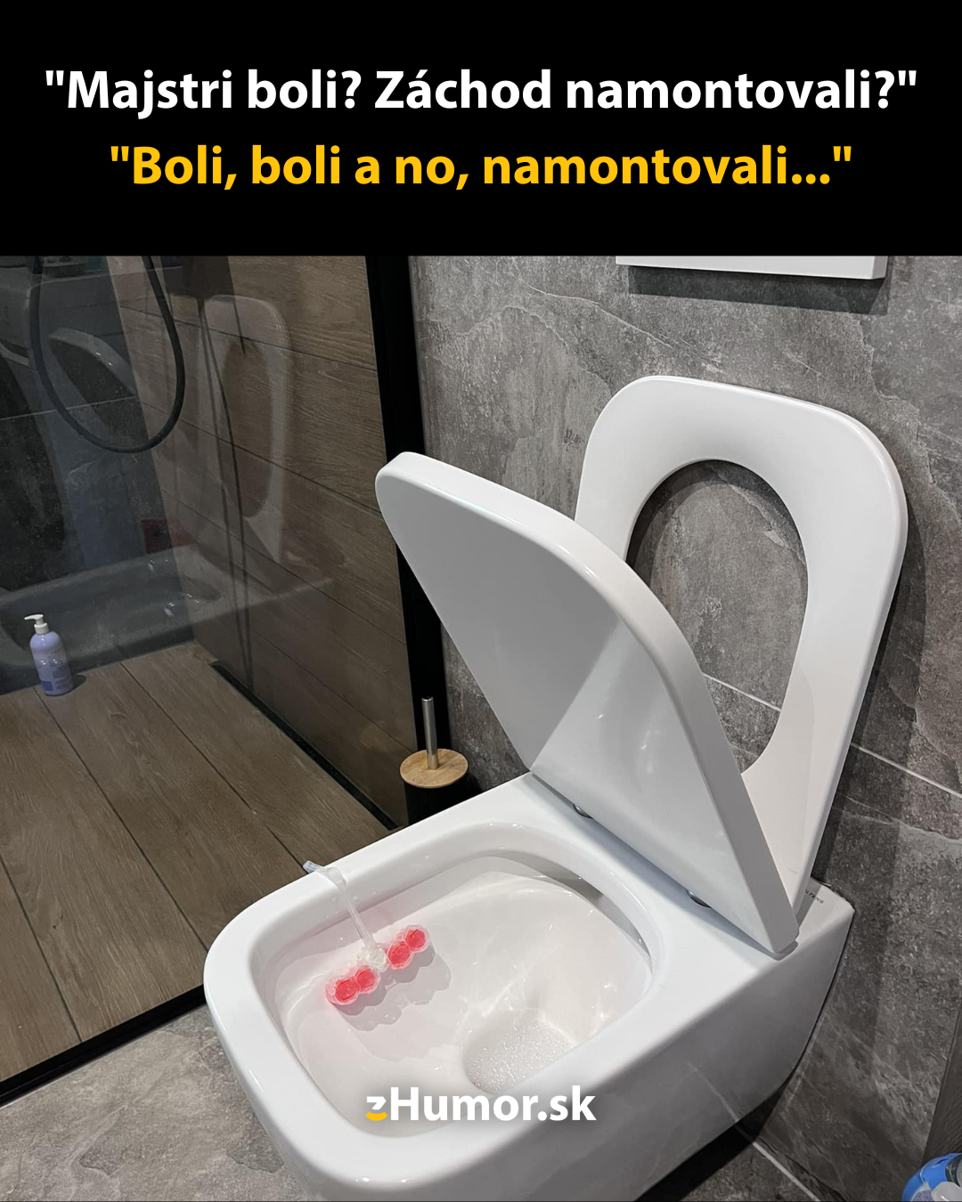 Majstri montovali záchod