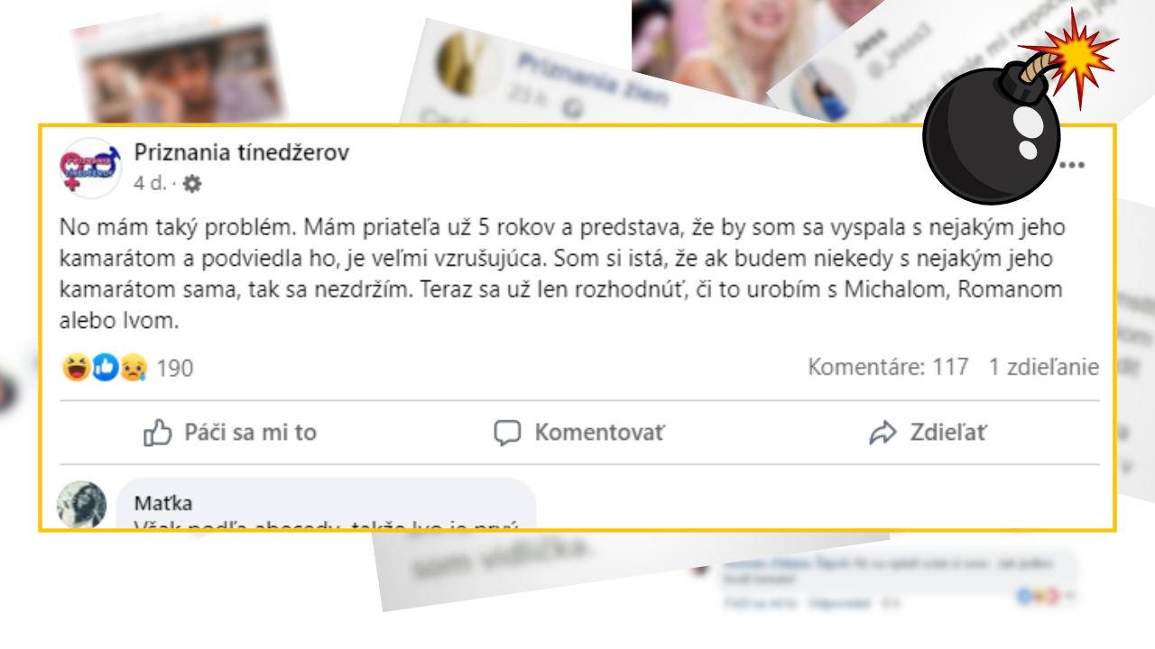 Bomby zo sociálnych sietí #978 – má frajera už 5 rokov a má chuť sa VYSPAŤ s niektorým jeho kamarátom