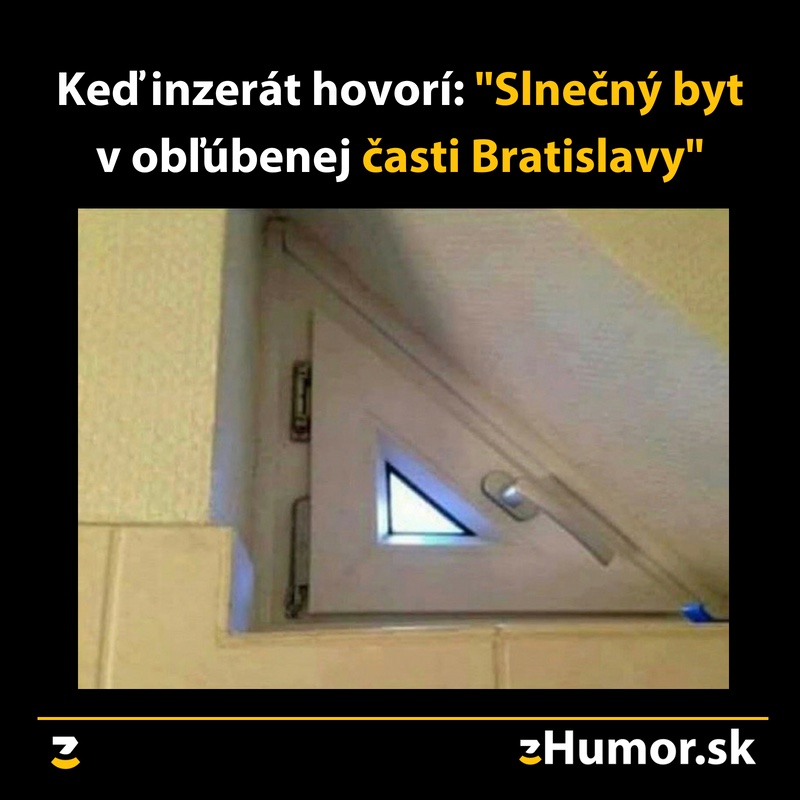Inzerát v Bratislave