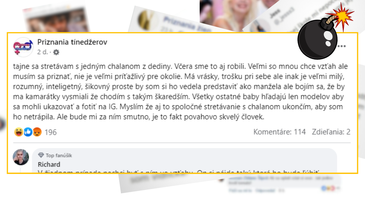 Bomby zo sociálnych sietí #998 – našla si skvelého priateľa, ale problémom je, že je škaredý. Také úprimné komentáre určite nečakala!