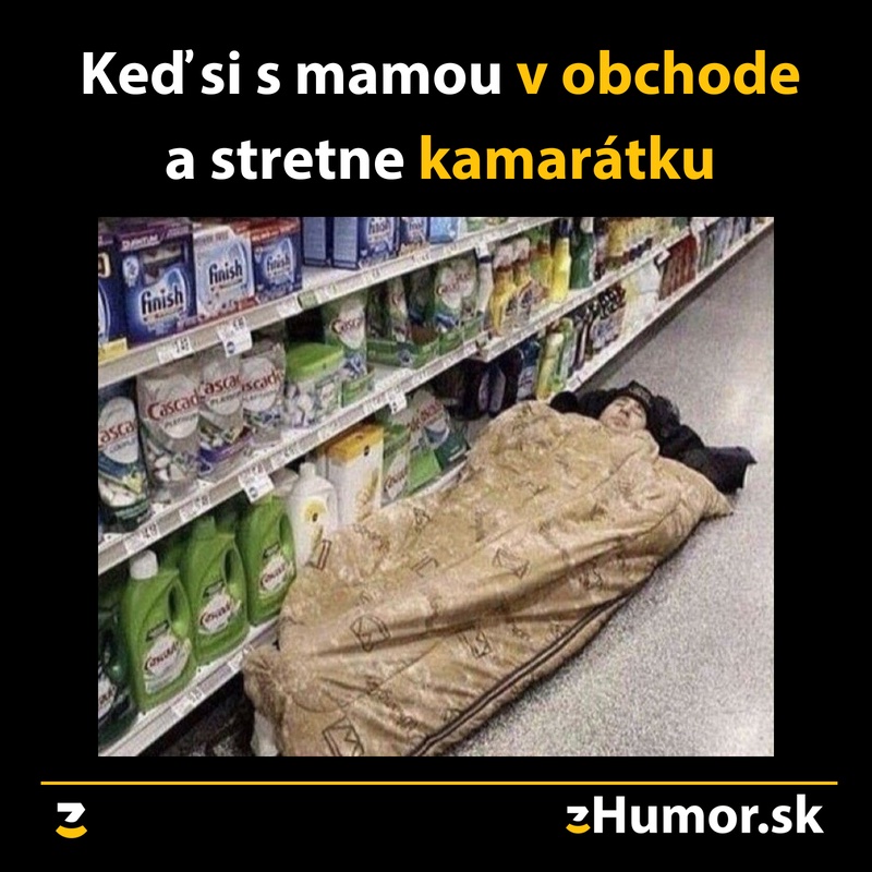 Mama v obchode