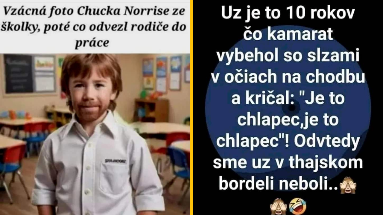 20+ Obrázkov: Všetko vtipné z internetu! #422 – Rozhovor medzi dôchodcami v parku a maldý Chuck Norris