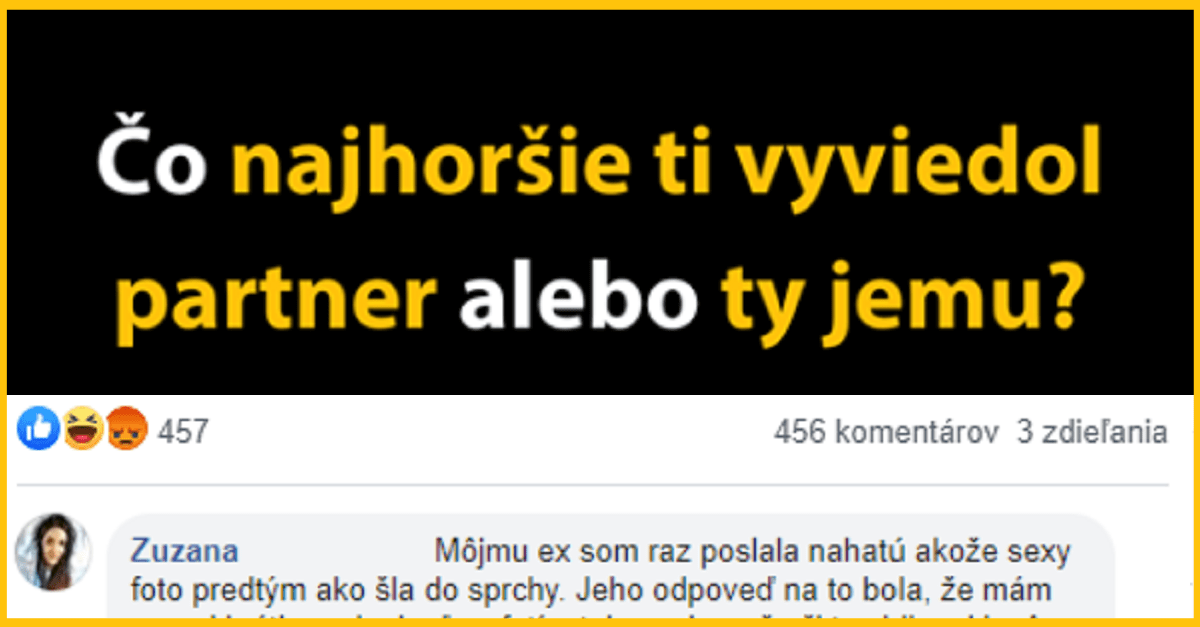 Slováci sa podelili o komické ale aj bizárne príbehy o tom, čo vtipné vyviedli svojmu partnerovi