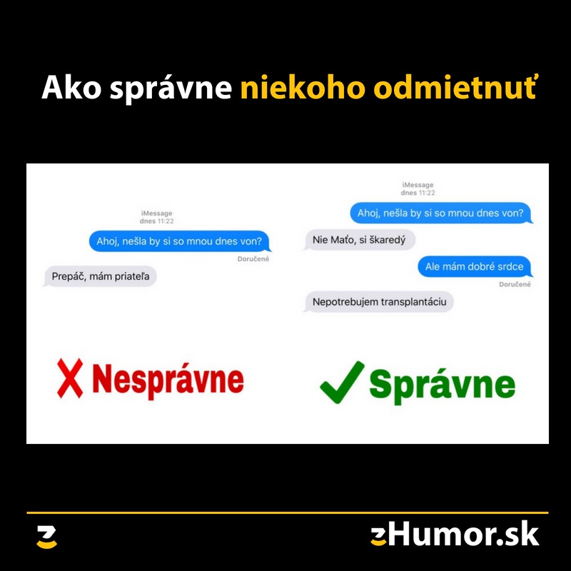 Správne odmietnutie