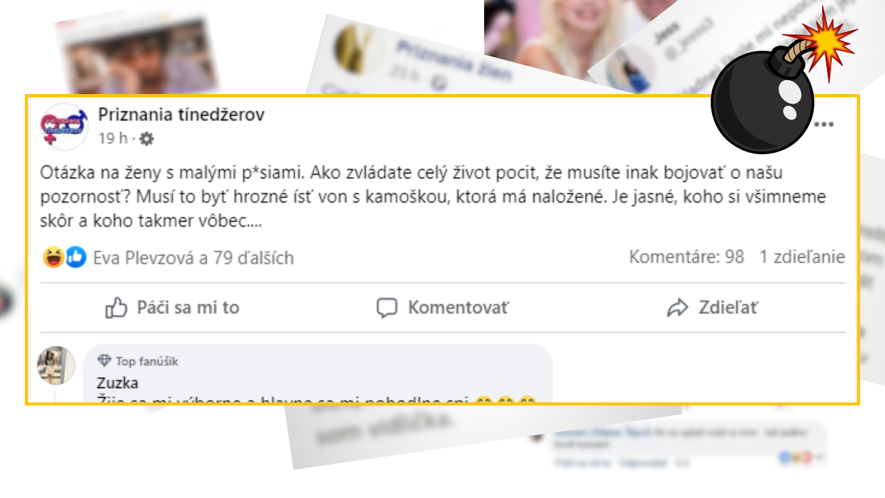 Bomby zo sociálnych sietí #1014 – rýpol si do žien s malými prsiami, tie mu vtipne okomentovali, prečo je to výhoda mať malé prsia