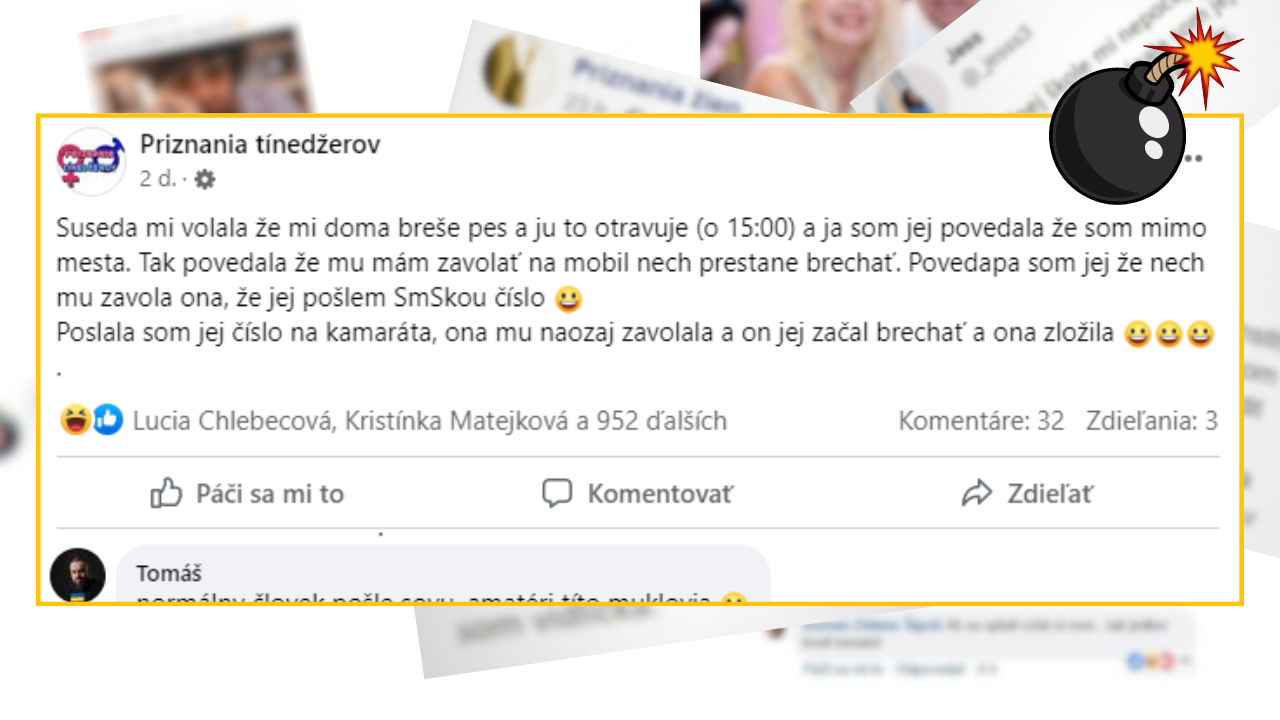 Bomby zo sociálnych sietí #1004 – jeho susedu otravoval zatvorený pes v byte, dal jej jeho číslo nech mu to povie sama