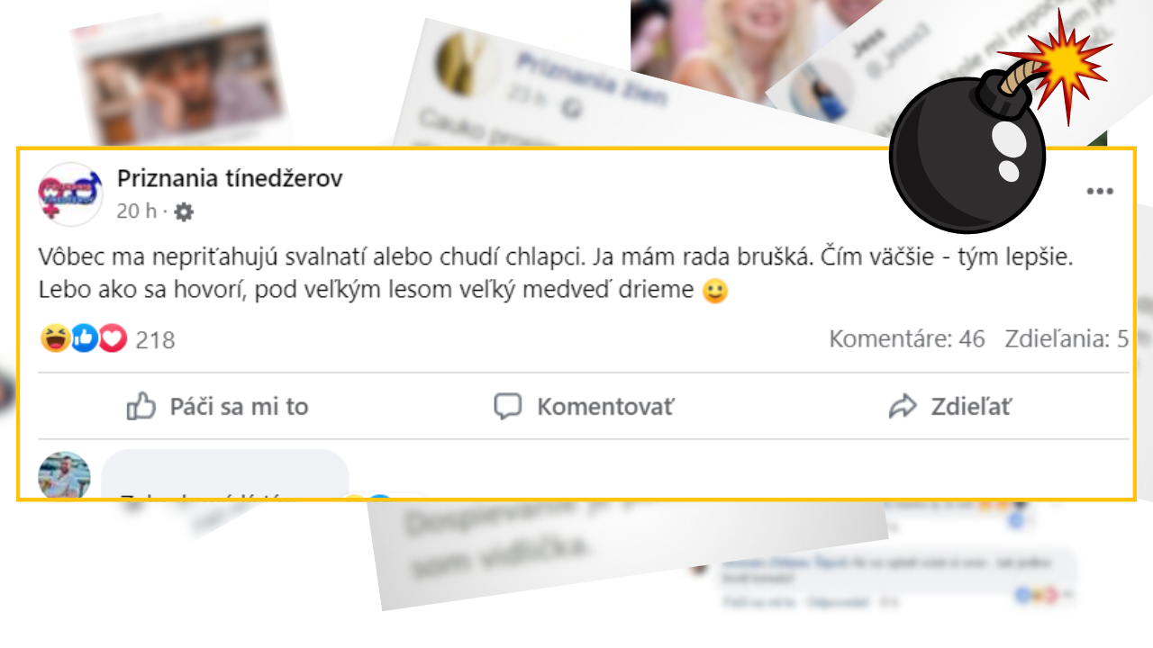 Bomby zo sociálnych sietí #1007 – baba dostala komentár na priznanie, že sa jej páčia muži s bruškom
