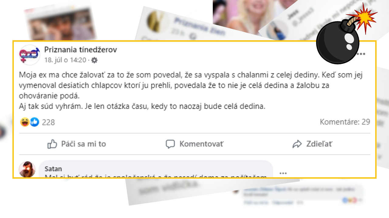 Bomby zo sociálnych sietí #1010 – bývalý ju chce žalovať, že ju pretiahla celá dedina