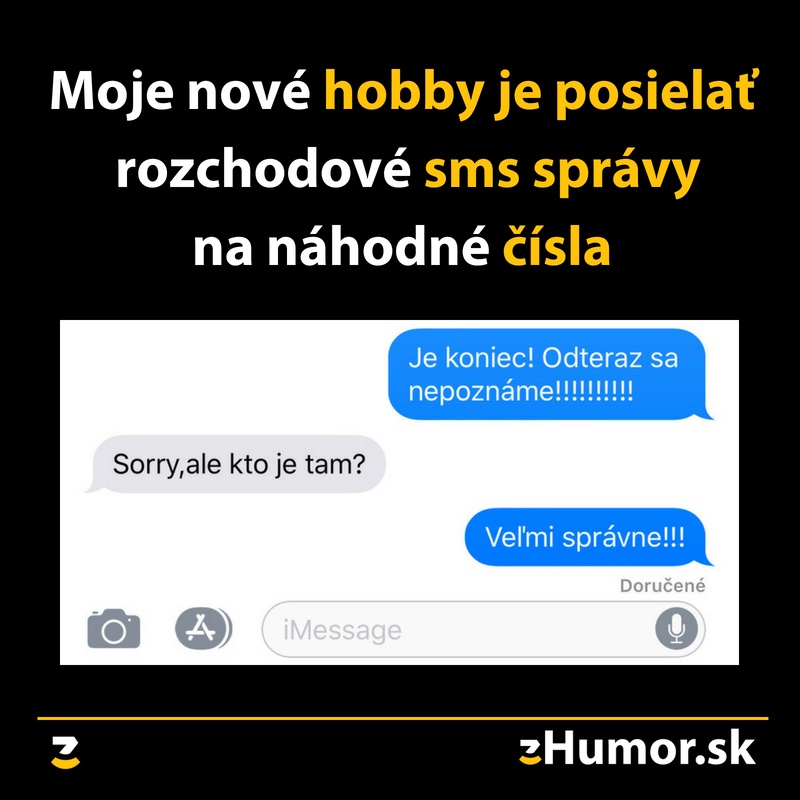 Rozchodové sms na neznáme čísla