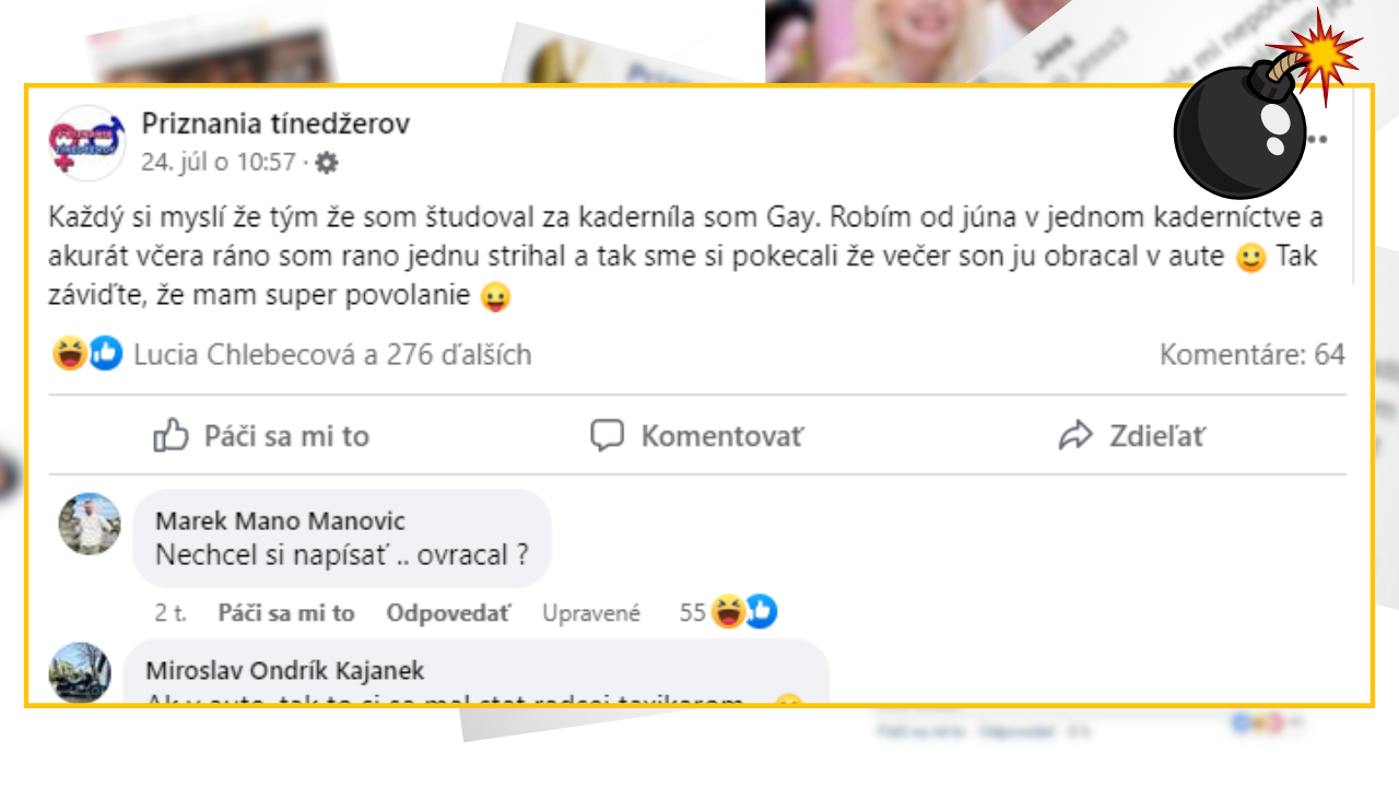 Bomby zo sociálnych sietí #1023 – myslia si, že je gay, keď je kaderník, len on si TO užíva so ženami naplno
