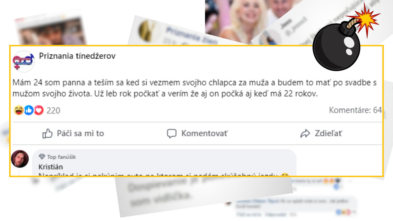 Bomby zo sociálnych sietí #1028 – má 24 a je stále panna, so svojim chalanom to chce až po svadbe a verí, že vydrží ešte rok aj on