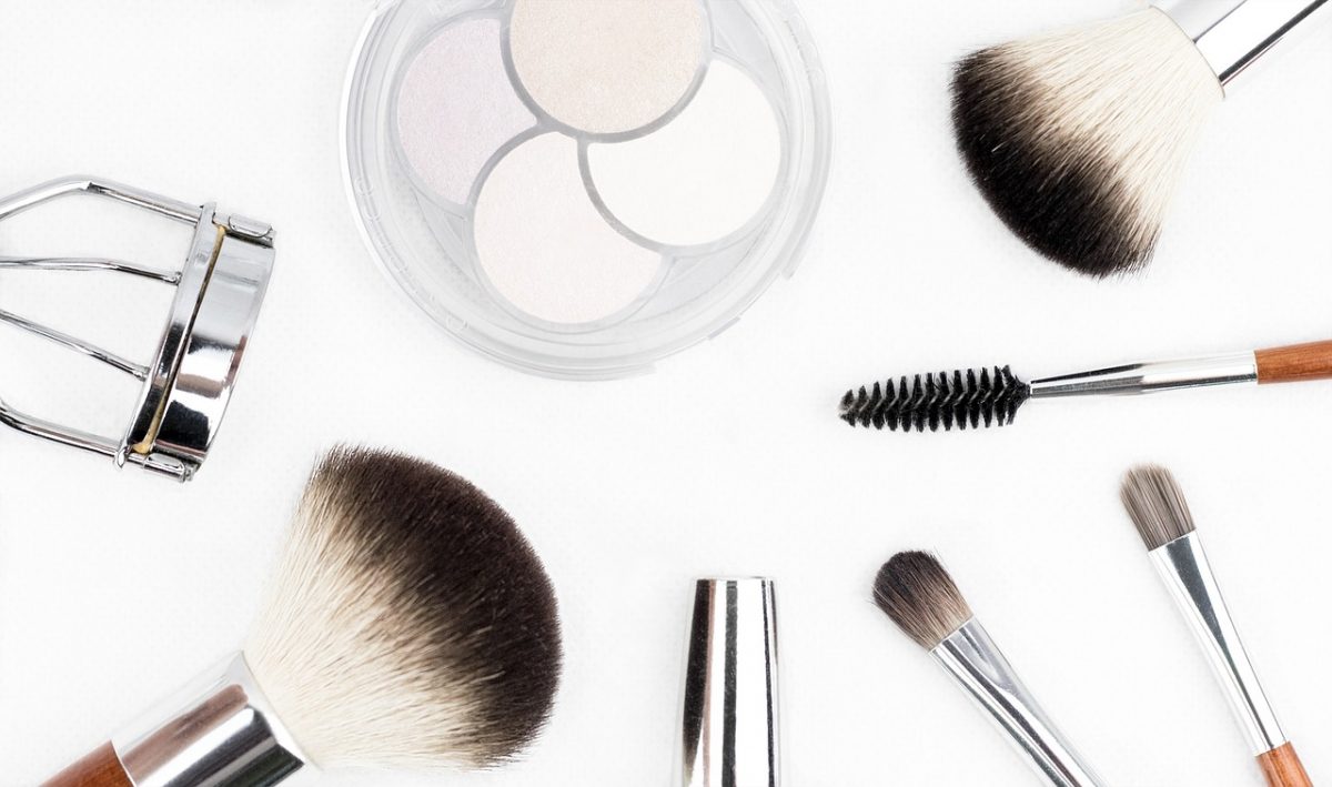makeup brush, cosmetics, make up