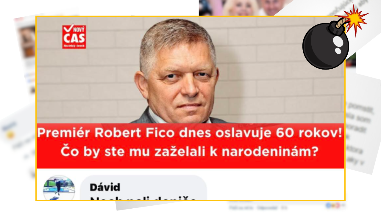 Bomby zo sociálnych sietí #1046 – najúprimnejšie želanie Slováka k 60-ke Roberta Fica