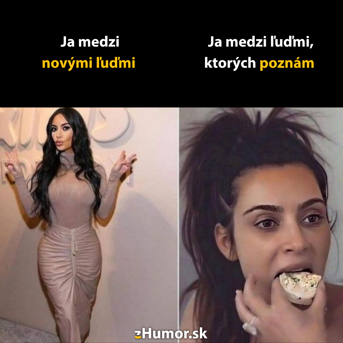 Ja na verejnosti a ja medzi svojimi
