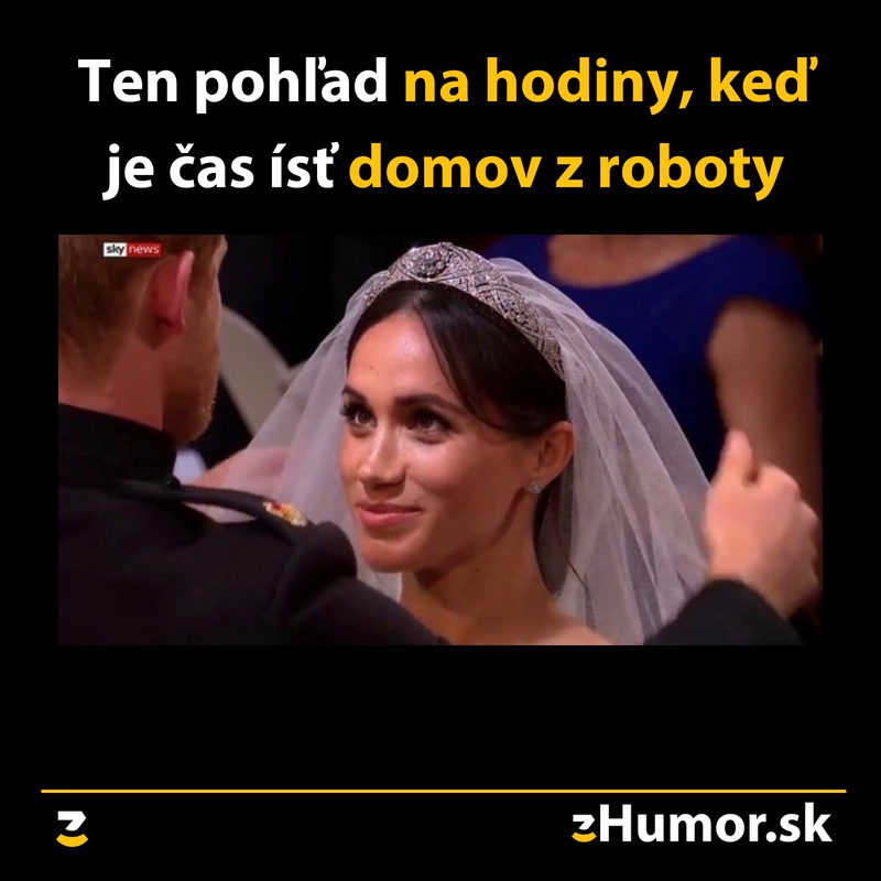 Pohľad na hodiny, keď je čas ísť domov z roboty