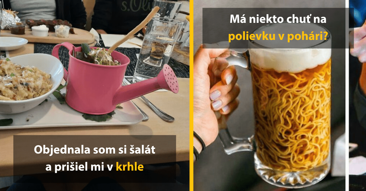 14 netradičných rešturácií, ktoré to s kreativitou pri servírovaní jedál trochu preháňajú