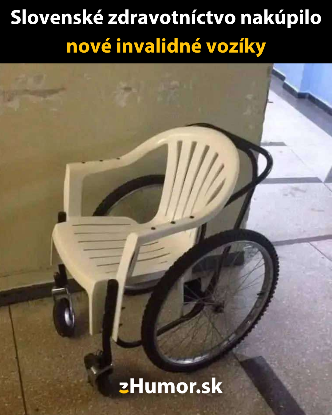 Invalidné vozíky slovenského zdravotníctva