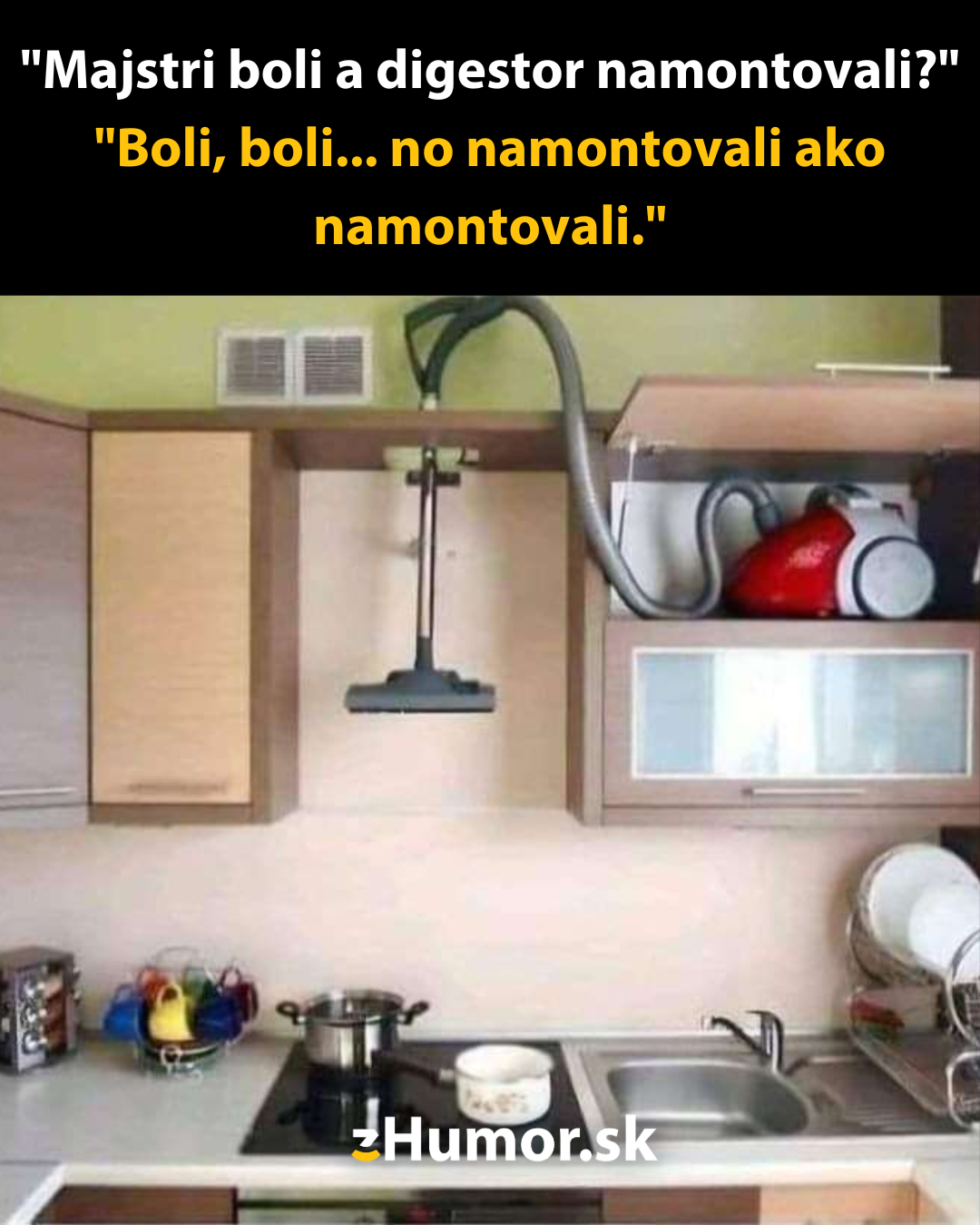 Majstri montovali nový digestor