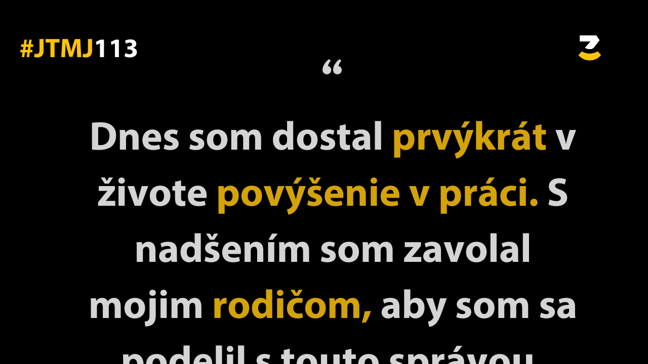 JTMJ: Vtipné príbehy, ktoré píše sám život #113 : Keď nie si obľúbeným dieťaťom.