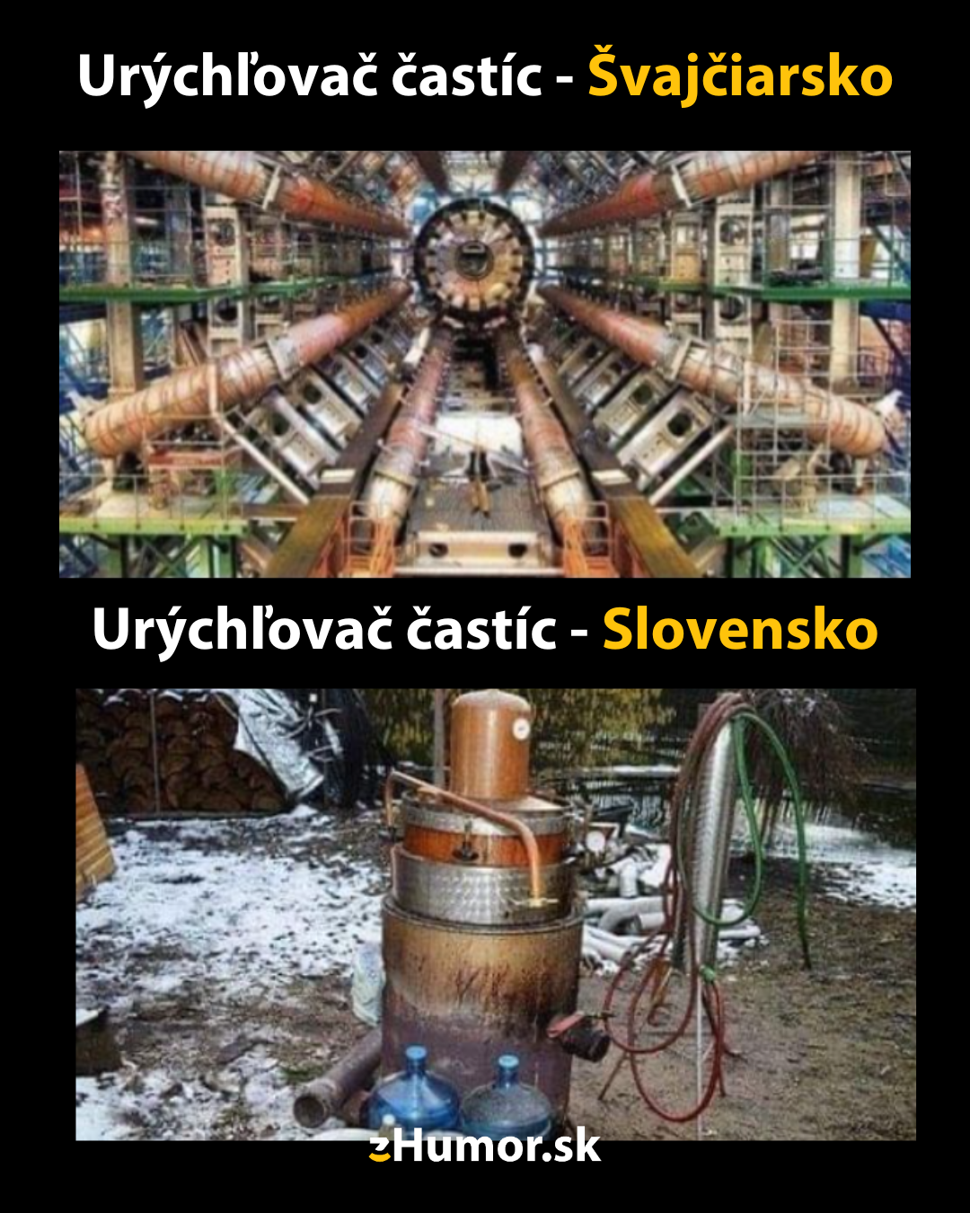 Urýchľovač častíc – Švajčiarsko vs. Slovensko