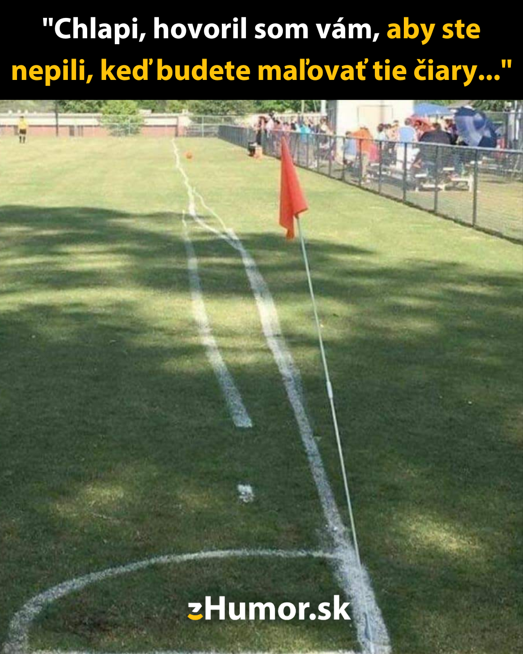 Maľovanie čiar na ihrisku