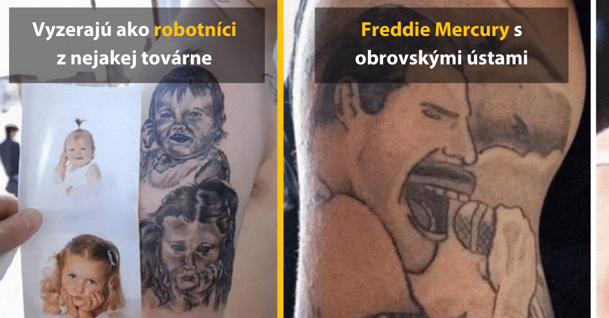 15 nopodarených tetovaní, ktoré ti v noci nedajú spať