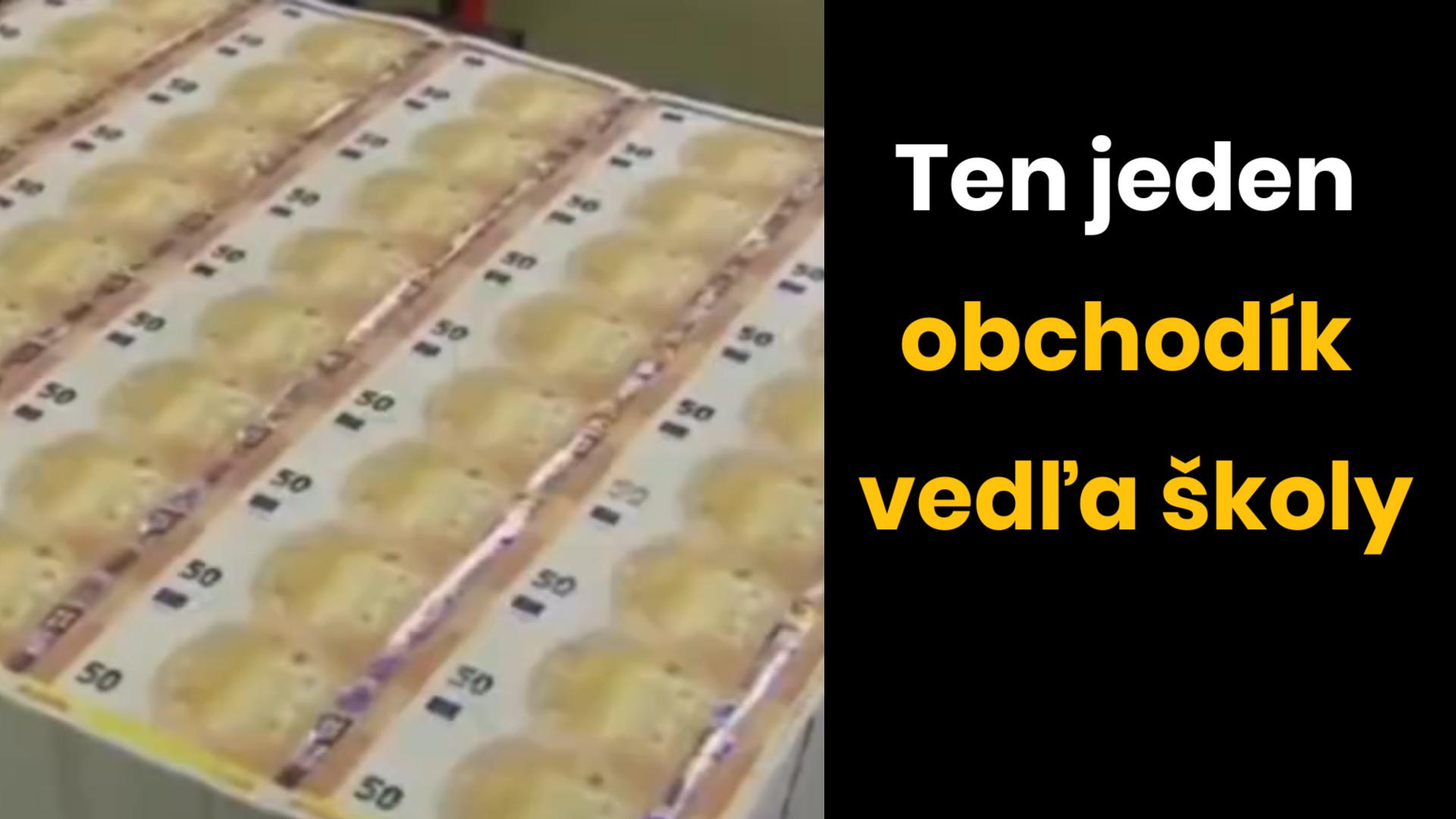 Obchodík vedľa školy