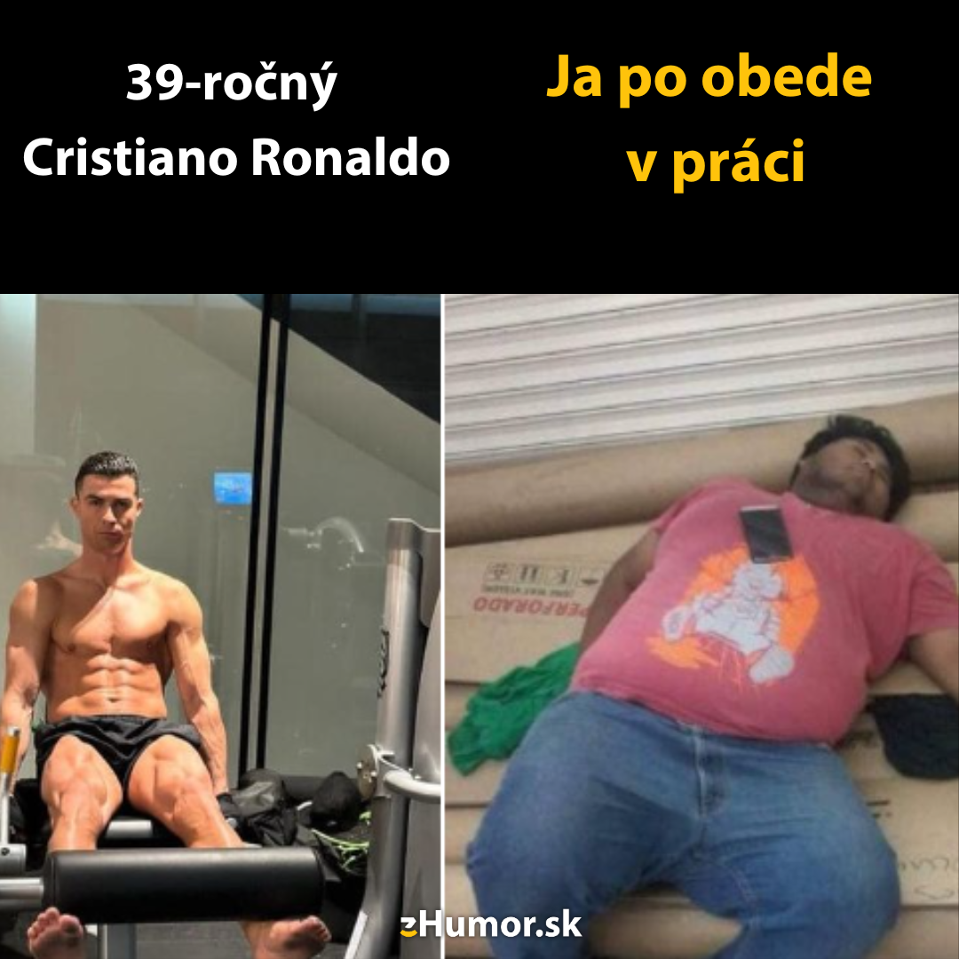 Som skoro ako Cristiano Ronaldo