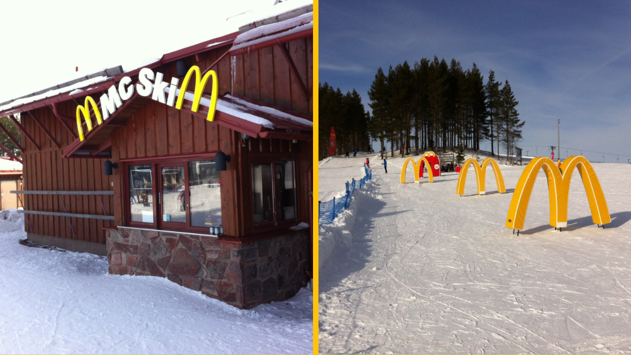 Žena vyskúšala jediný ski-thru McDonald´s na svete